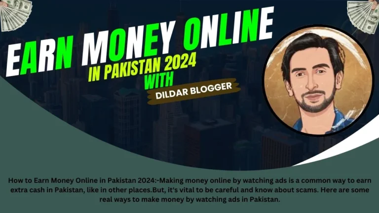 How to Earn Money Online in Pakistan 2024